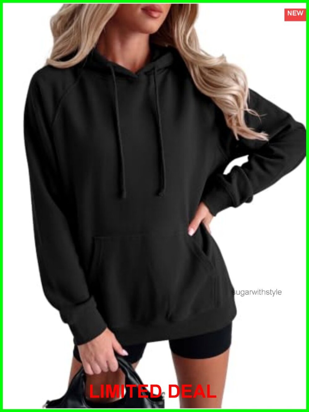 Women Oversized Hoodie Drawstring Loose Pullover Sweatshirt